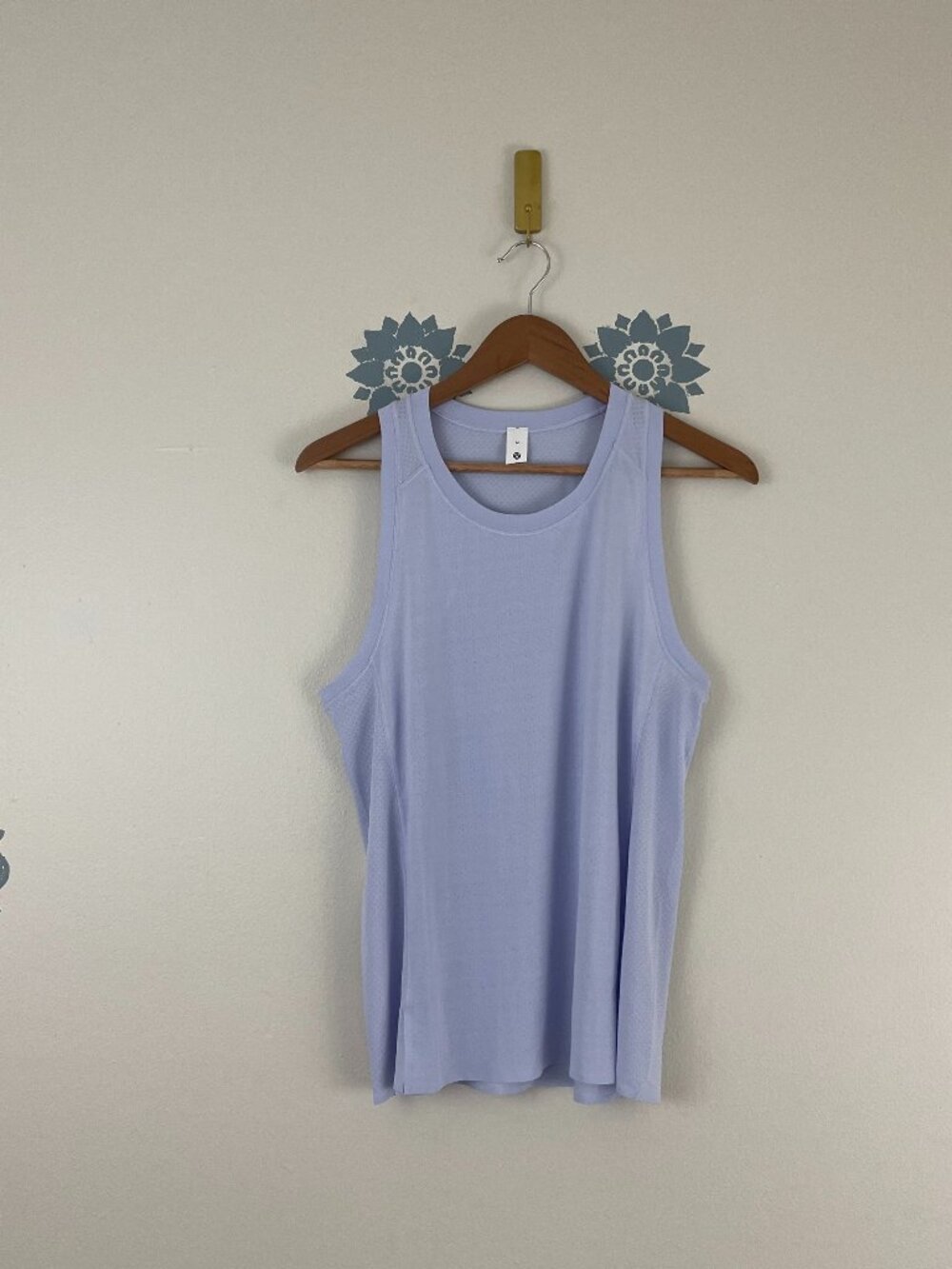 Lululemon Fast and Free Singlet Tank Light Purple Size Medium